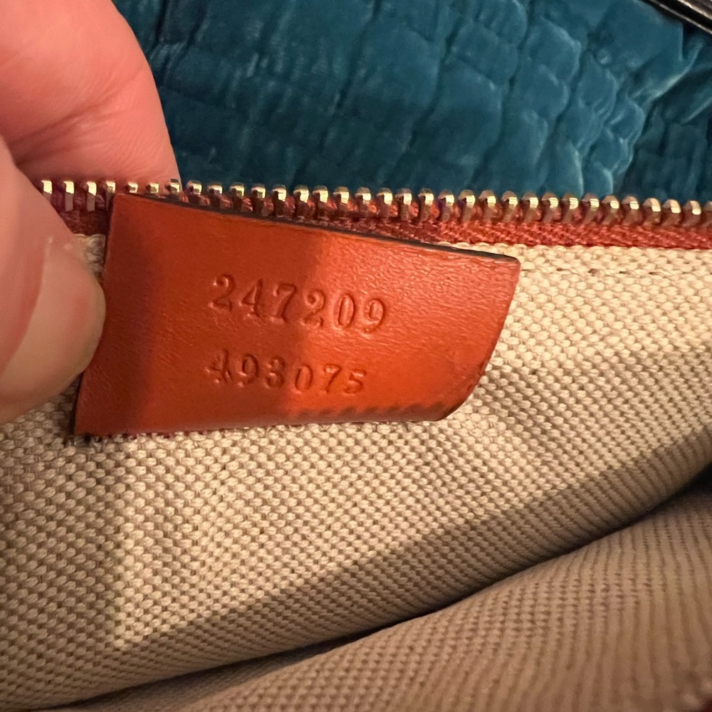 Gucci Diamante Canvas Tote Tan Leather Trim Large Shopper - Picture 12 of 12